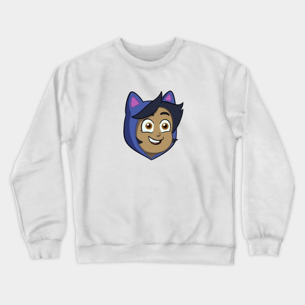 Cat luz Crewneck Sweatshirt by dragonlord19